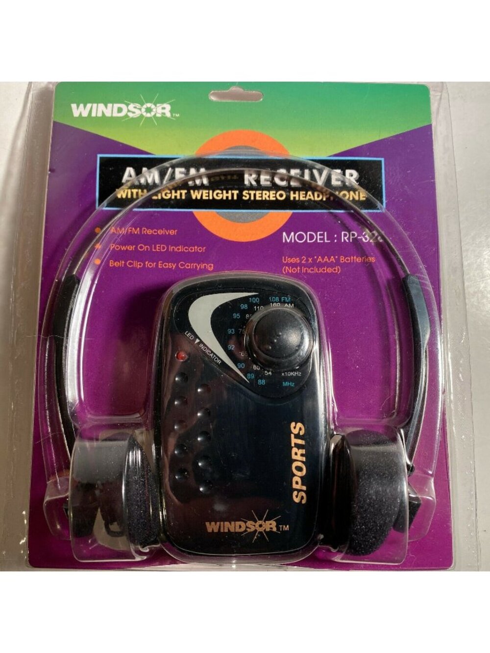 Vintage Windsor Sports AM/FM Receiver RP-328